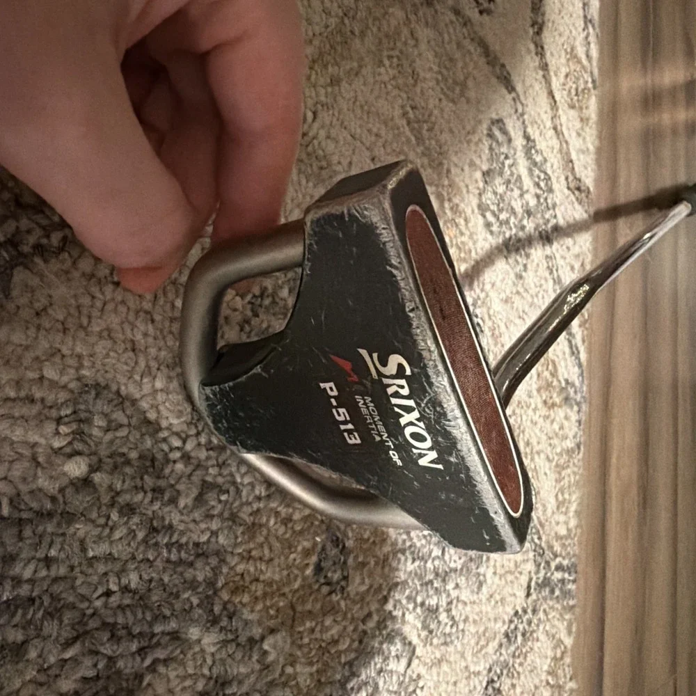 Vintage Srixon P-513 Mallet Putter / RH / Steel ~34
